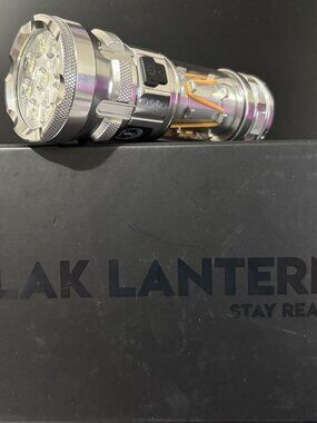 Blak Lantern, 6000+ lumen Flashlight, Chrome - New